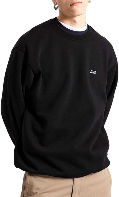 Sweaters Vans VN000RA0 LEFT CHEST-BLK1 BLACK