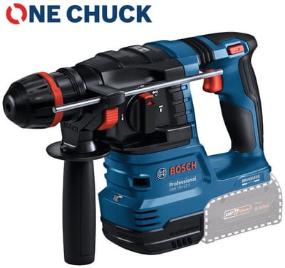 Bosch accu boorhamer met ONECHUCK GBH 18V-22 X / 2x 4,0 Ah accu +...