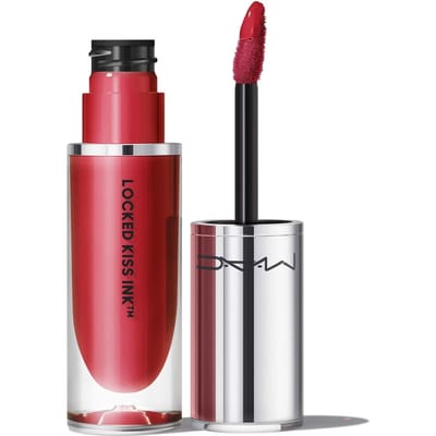MAC Cosmetics Locked Kiss Ink 24HR Lipcolour długotrwały matowa pomadka w płynie odcień Ruby True 4 ml