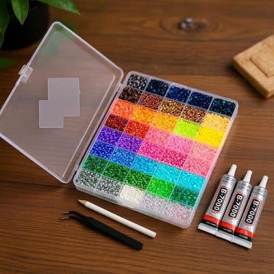 Strass steentjes set 34.000 stuks - Nail art en DIY bedazzle kit