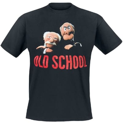 Die Muppets - Disney T-shirt - Old School - Heavyweight - S tot 5XL - zwart
