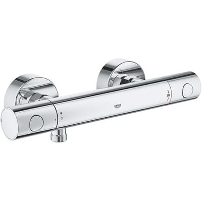 GROHE Precision Get Thermostatische Douchekraan - 15 cm - Waterbesparend - Inclusief koppelingen - Chroom
