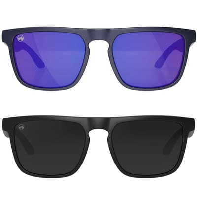 MowMow 2-pack Zonnebril - Gepolariseerd - Heren - Dames - HELIOS collection