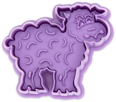 Städter schaap 6,5 cm Paars / Paars