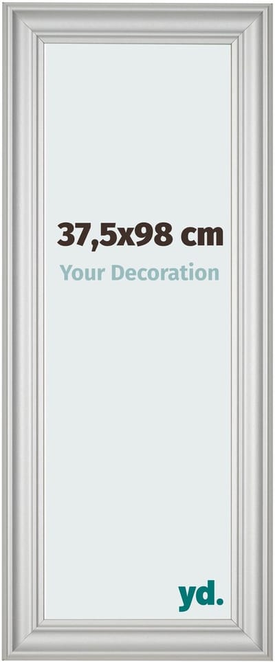 Your Decoration - Fotolijst 37,5x98 cm - MDF - Zilver Mat - Lazio