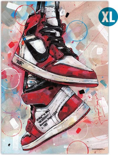 Sneaker poster Off White Chicago 70x100 cm