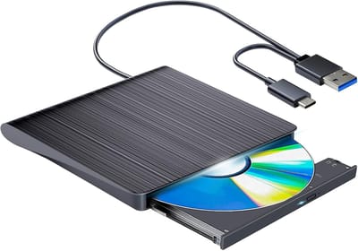 DVD Brander - DVD Brander Externe - USB 3.0 - DVD/CD/ROM Brander - Hoge Snelheid Gegevensoverdracht - Draagbare - Zwart