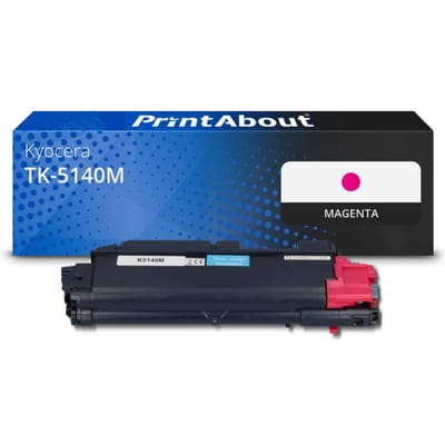 PrintAbout huismerk Toner TK-5140M Magenta Geschikt voor Kyocera