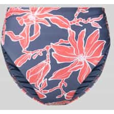 High waist bikinibroekje met bloemige all-over print model 'Camolo'