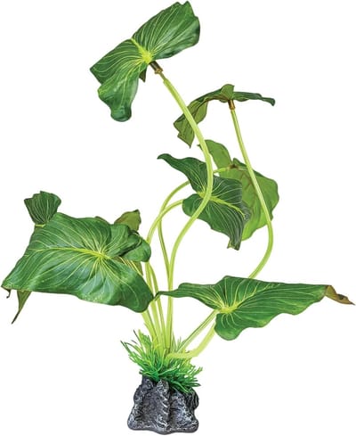 Repto Plant Standing Elephant Ear terrariumkunstplant 35 x 15 x 35 cm