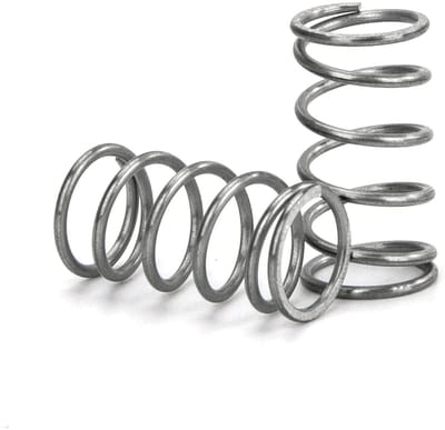 Drukveren Set - Compressieveren - Mechanisch Gebruik - Roestvrij Staal 304 - 10 stuks 8mm - Zilverkleurig