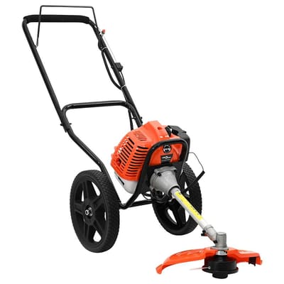 vidaXL - Bosmaaier - met - wielen - 52 - cc - 1,45 - kW - oranje