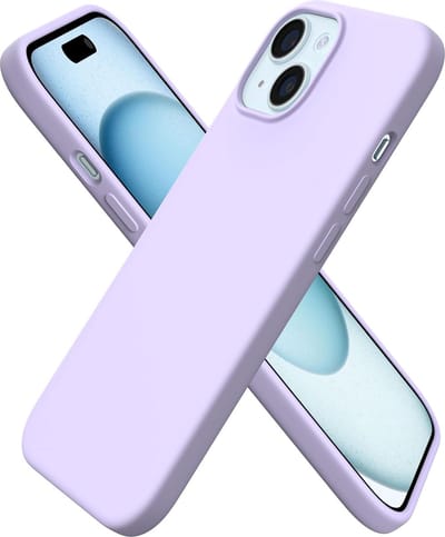 Arara Hoesje Geschikt voor iPhone 15 Hoesje Siliconen - liquid Backcover - Lila