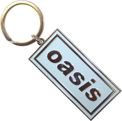 Oasis - Logo Sky Blue Sleutelhanger - Blauw
