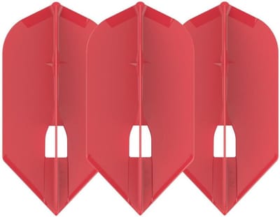 Professionele Dartflights Slim Rood - Set van 3