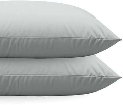Zelesta Comfort uni diamond Kussenslopen Set van 2 - Grijs-blauw 60x70cm