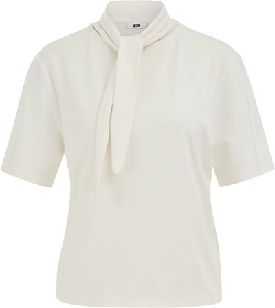 WE Fashion Dames jersey T-shirt met sjaal