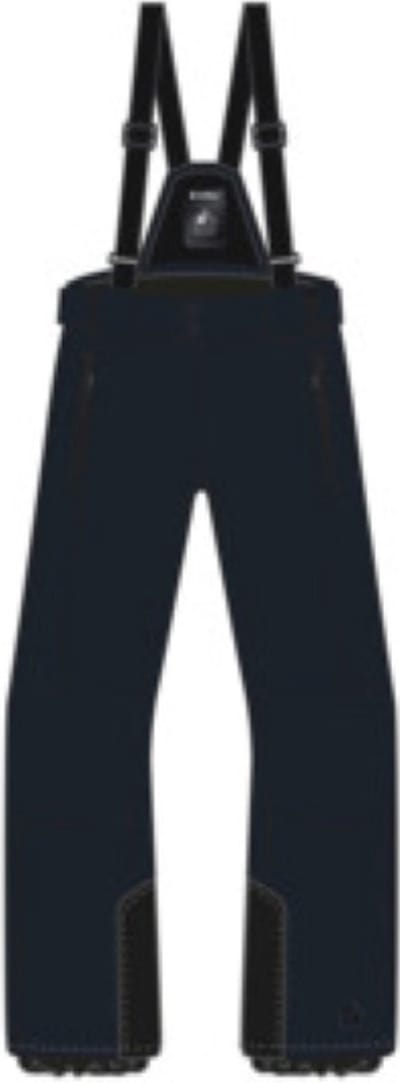Killtec heren - Ski broek 43581 zwart/blauw met bretels heren maat S