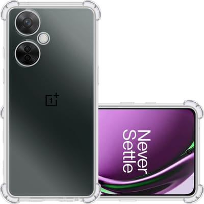 Hoesje - Geschikt voor OnePlus Nord CE 3 Lite - Sterk & Shockproof - Siliconen Case - Back Cover - Telefoon Hoes Shock Proof - Transparant