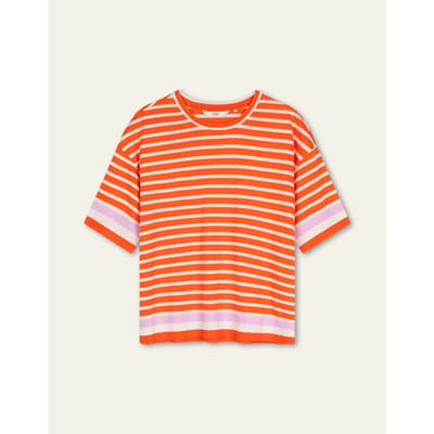 Oilily Tonks Stripes T-Shirt - Oranje - S