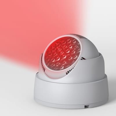 NEWZEROL Infraroodlamp Compatibel met Quest 3 / Quest 2 / Quest/Pico 4 / PS VR2, Hoge Gevoeligheid Nachtzicht Hulplicht met Europese Standaard Schakelaaradapter (1,5 m) - Wit