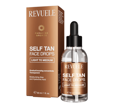 Revuele Self Tan Face Drops Light To Medium 30 ml