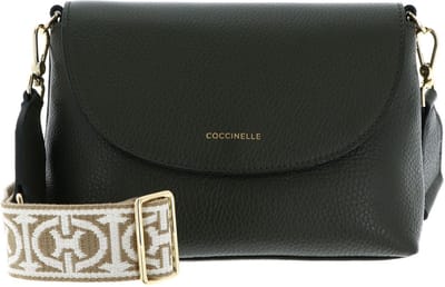 COCCINELLE Leren Schoudertas Paulina Mini Crossbody Bag Alga Donkergroen