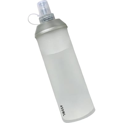 450ml Sport Waterzak Drinkzak Draagbaar Zacht Opvouwbaar Waterzak Opbergtas BPA Vrij Voor Klimmen Fietsen gray