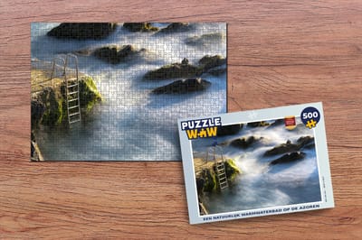 Puzzel Een natuurlijk warmwaterbad op de Azoren - Legpuzzel - Puzzel 500 stukjes