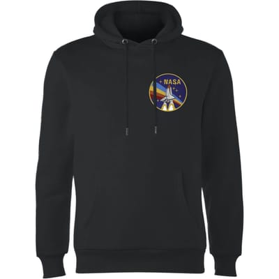 NASA Vintage Rainbow Shuttle Hoodie - Zwart - S