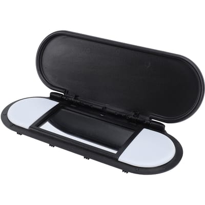 Cache Miroir de Courtoisie Pare-Soleil 51167366950 Cache Miroir de Maquillage Pare-Soleil Robuste pour Cooper F54 F55 F56 F60 2015 à 2022 noir
