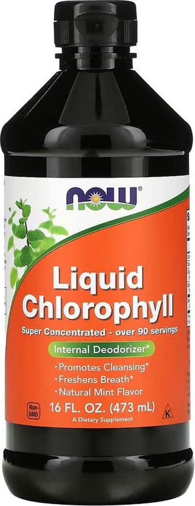 NOW Foods, Liquid Chlorophyll, Mint , 16 fl oz (473 ml)