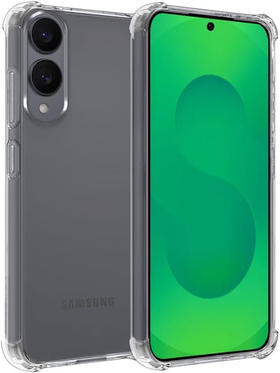Hoesje Geschikt voor Samsung Galaxy S25 Edge - Sterk & Shockproof - Siliconen Case - Back Cover - Telefoon Hoes Shock Proof - Transparant