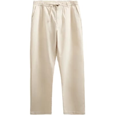 Pantalon van katoen, linnen en viscose Anerkjendt Jan