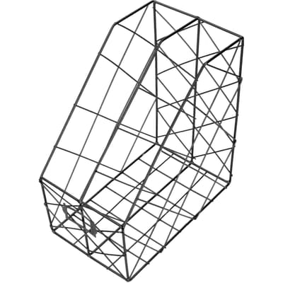 Bureau Tijdschriftenhouder Eenvoudige Geometrie Metaal Ruimtebesparend Bureau Tijdschriftenarchief Organizer voor Document gray