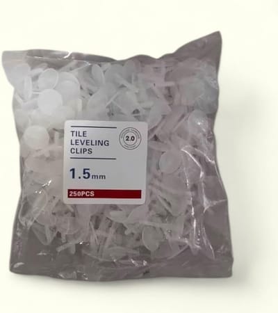 Tegel nivelleersysteem 1,5 mm afstandhouders - 250 stuks voor perfecte tegeluitlijning