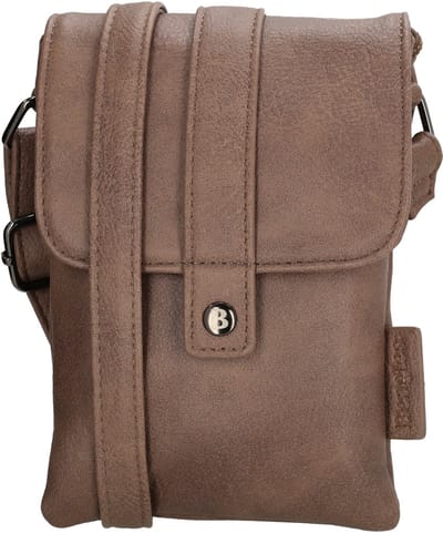 Beagles Cuenca Crossbodytas - Schoudertas - Ritsluiting - Verstelbare Schouderband - Dames Tas - Telefoontas - Donkertaupe