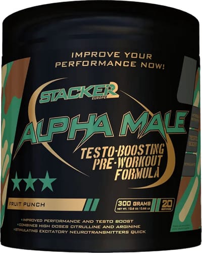 Stacker 2 Alpha Male Pre-Workout - 20 servings