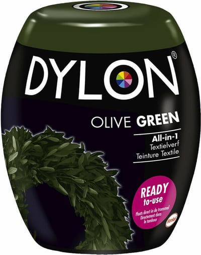 Dylon Textielverf Olive Green - 3 x 350 gr - Voordeelverpakking