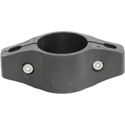 Giardino Middenklem Voor Ronde Paal Zwart 48mm