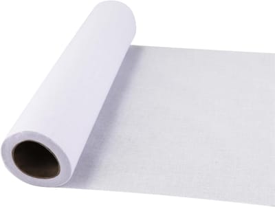 Opstrijkbare Tussenvoering voor Naaien en Quilten – 27cm x 9,1m, Zwaar Gewicht, Wit