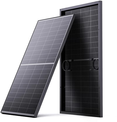 Zonnepaneel 200W - Fotovoltaïsche Module - Energie Opwekken - Tweezijdige Energieopwekking - 130x77cm - Zwart