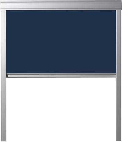 CONTRIO -Verduisterend Rolgordijn passend op VELUX DAKRAAM 78X98 - M04- *Blauw*