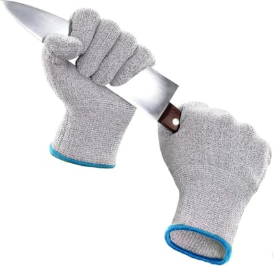 Anti-snijhandschoenen niveau 5 voor optimale snijbescherming, geschikt voor de meeste handen, ideaal voor het snijden van groenten en vlees