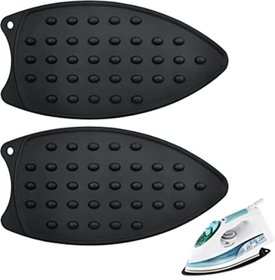 2stuks Silicone Strijkijzer Steunpads - Multifunctionele Hittebestendige Matten voor Strijkplank en Haarstylers