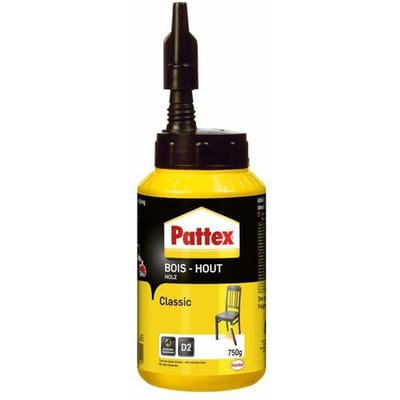 Pattex Houtlijm Classic 750 g | Houtlijm voor Universeel Verbruik | Lijm Geschikt voor Alle Soorten Hout.