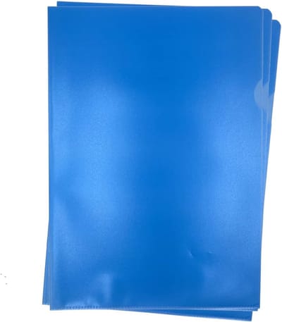 Insteekhoezen, Blauw - A4-25 insteekmappen - L mappen