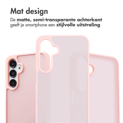 imoshion Hoesje - Geschikt voor Samsung Galaxy A16 (4G) / A16 (5G) / A17 (5G) / A26 / A17 (4G) / A18 (4G) - Color Guard Backcover - Lichtroze