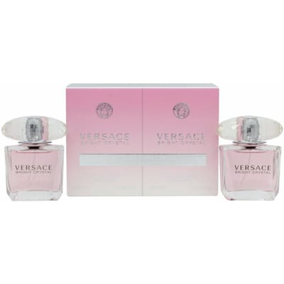 VERSACE Ensemble Deux Pièces Parfum Radiant Rose Cristal Diamant 30ml*2 Eau De Toilette 30ml*2