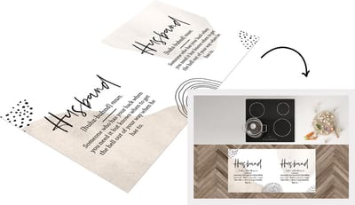 Keukenloper - Loper keuken - Woordenboek - Getrouwd - Quotes - 120x60 cm - Keukenloper vinyl